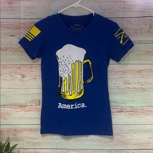 Grunt Style America T-Shirt / Beer Mug